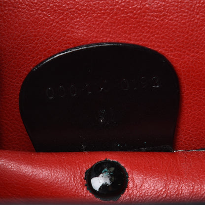 Gucci Regent Calfskin Lady Lock Top Handle Frame Bag Black 7 of 9