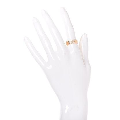 Hermes 18K Rose Gold Diamond PM H D'Ancre Ring 53 6.25 2 of 4