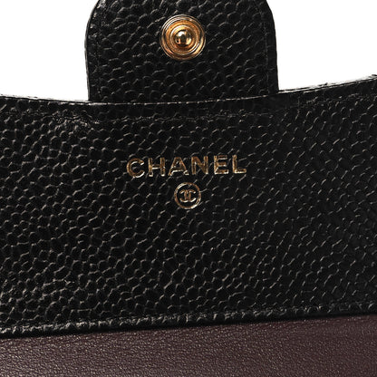 Chanel Caviar Quilted Compact Flap Wallet Black 6 of 10