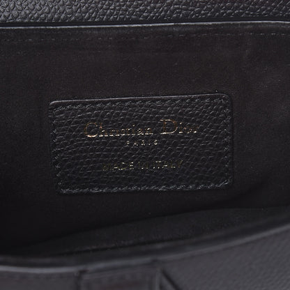 Christian Dior Grained Calfskin Mini Saddle Bag Black 6 of 7