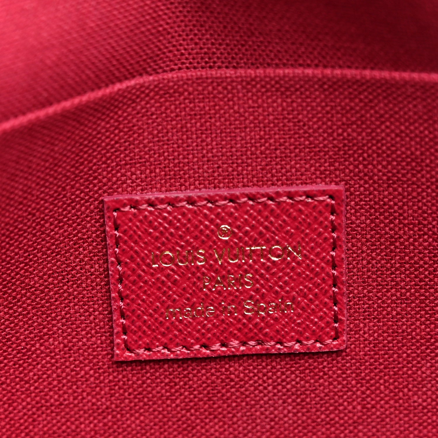 Louis Vuitton Monogram Pochette Felicie Chain Wallet Fuchsia 6 of 12