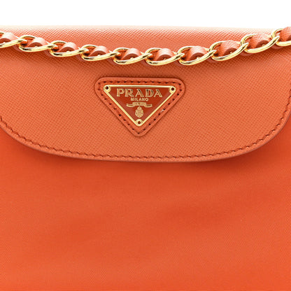 Prada Nylon Crossbody Bag Orange 7 of 9