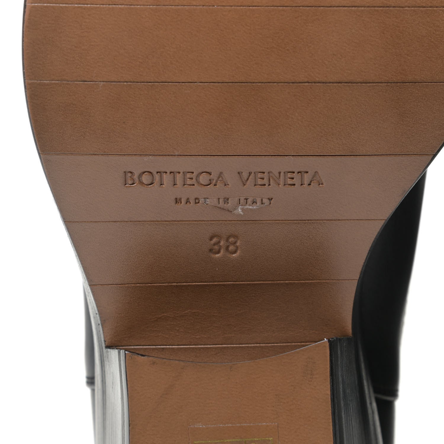 Bottega Veneta Calfskin Lean Mid-Calf Boots 38 Black 11 of 11