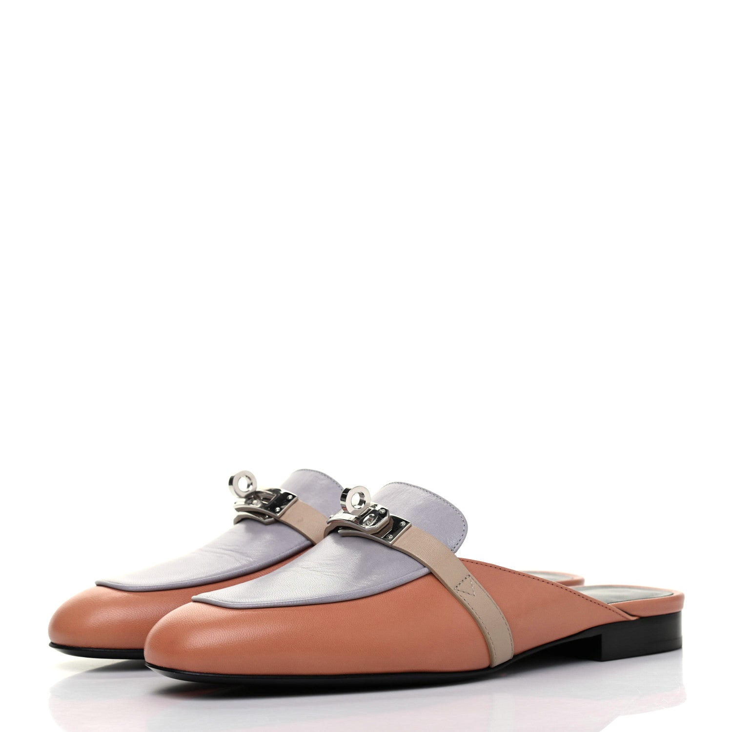 Hermes Goatskin Oz Mules 36 Rose Aube Multicolore 3 of 9