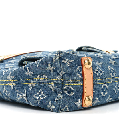 Louis Vuitton Denim Baggy GM Blue 8 of 9