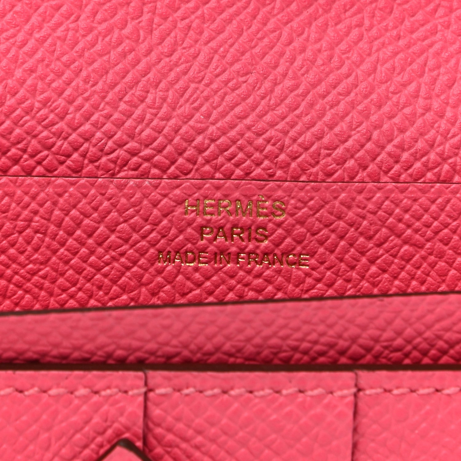 Hermes Epsom Bearn Gusset Wallet Rose Azalee 6 of 8