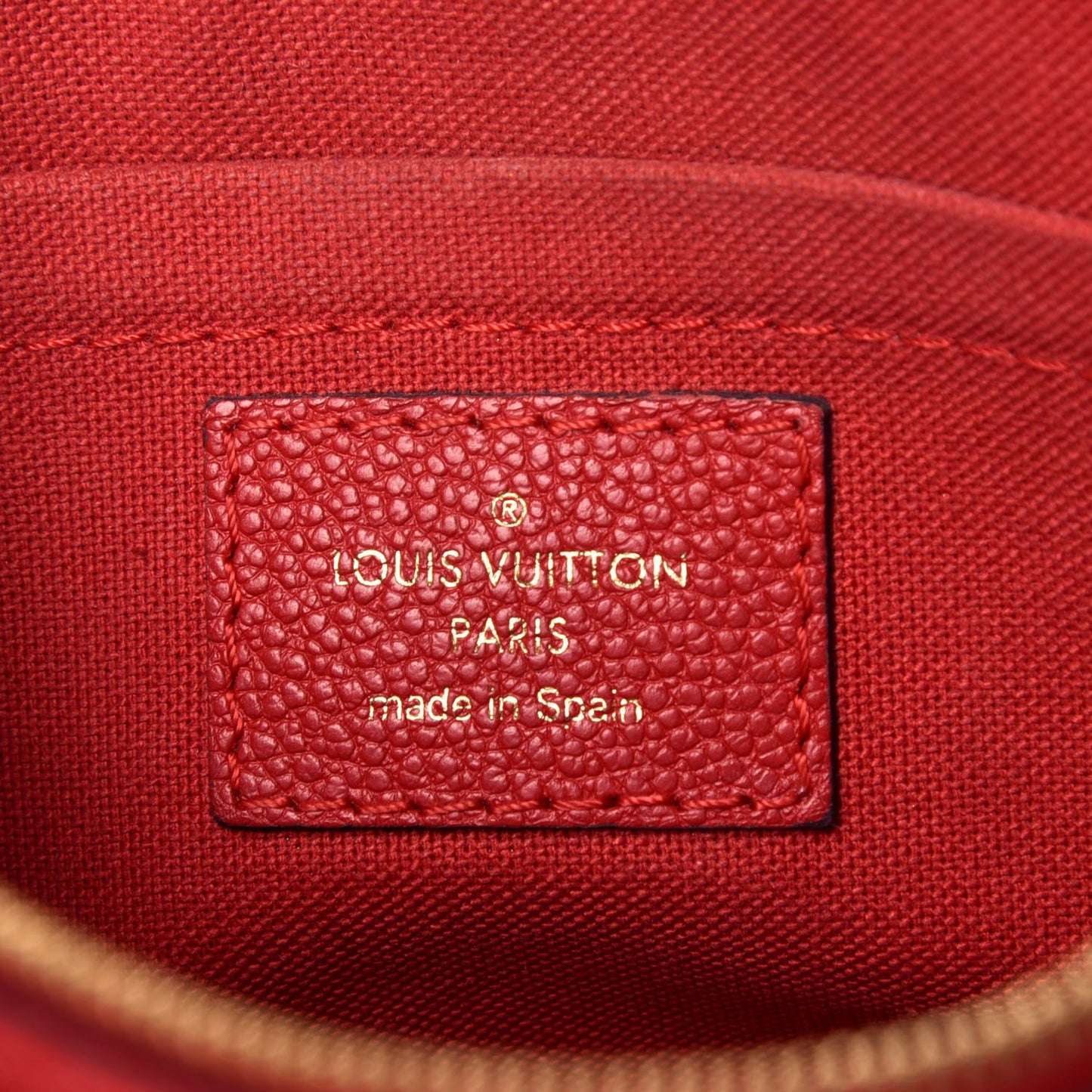 Monogram Pallas Clutch Cherry