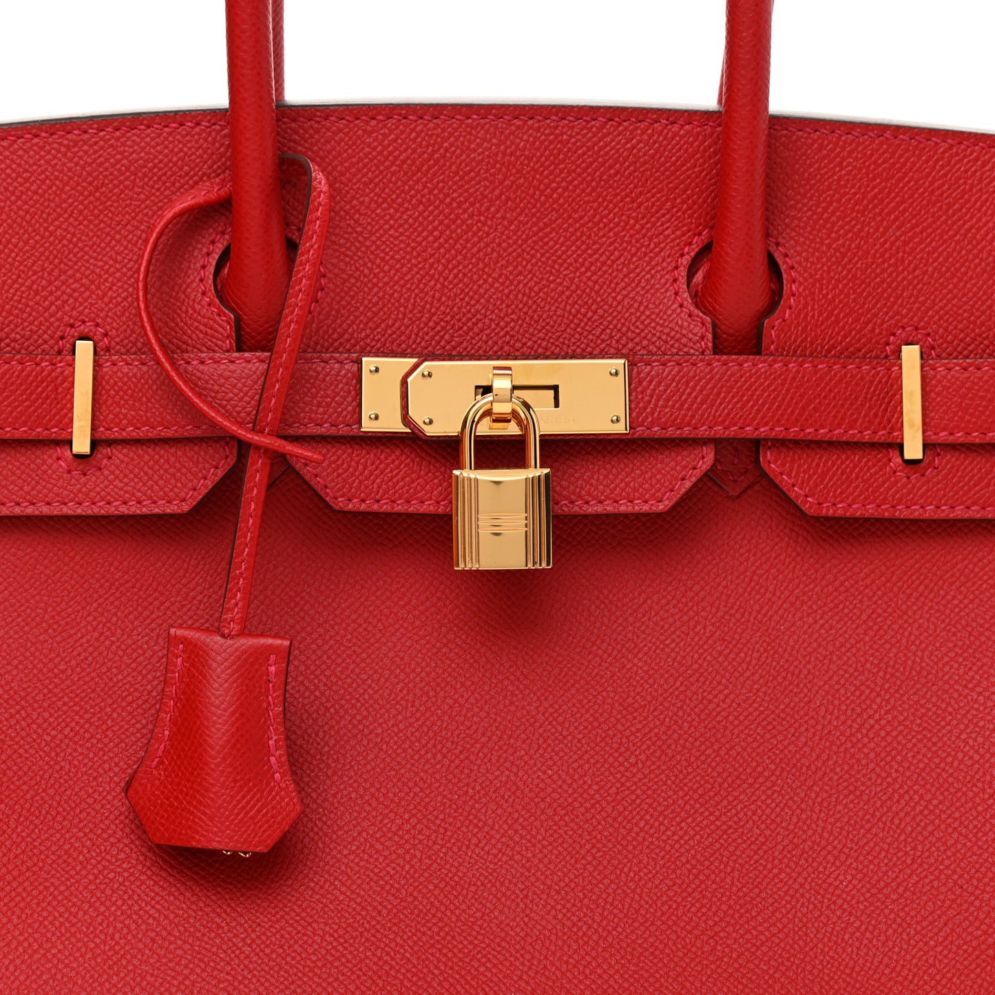 Epsom Birkin 30 Rouge Casaque