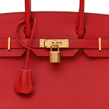 Hermes Epsom Birkin 30 Rouge Casaque 8 of 14