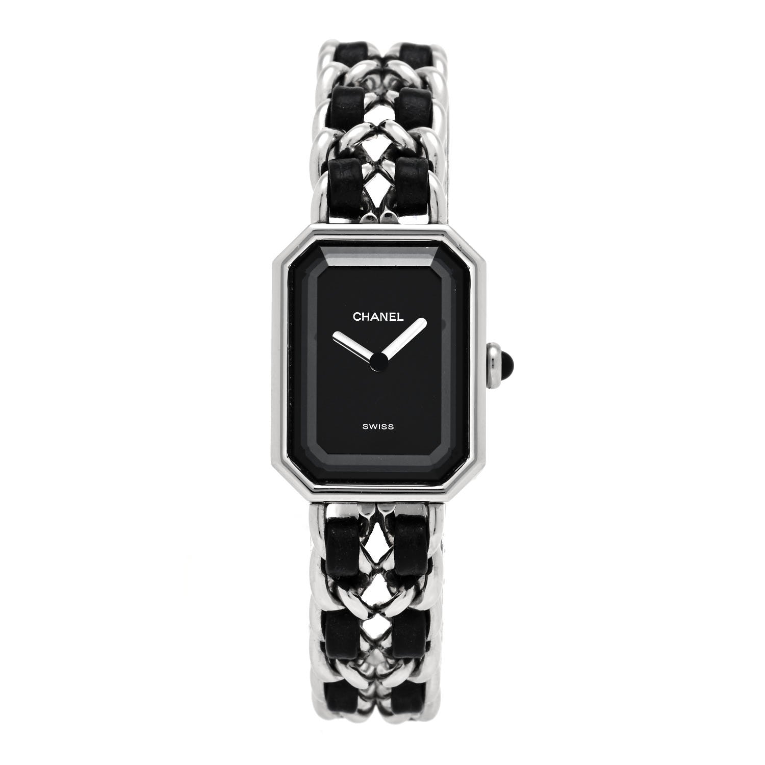 Chanel Stainless Steel Lambskin 20mm Chain Premiere Quartz Watch L 1 of 4