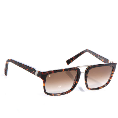Louis Vuitton Dark Tortoise Suspicion Sunglasses Z0555W 3 of 6