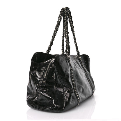 Chanel Patent Calfskin Large Luxe Ligne Tote Black 3 of 13