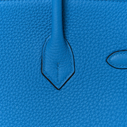 Hermes Togo Birkin 25 Bleu Zanzibar 9 of 36