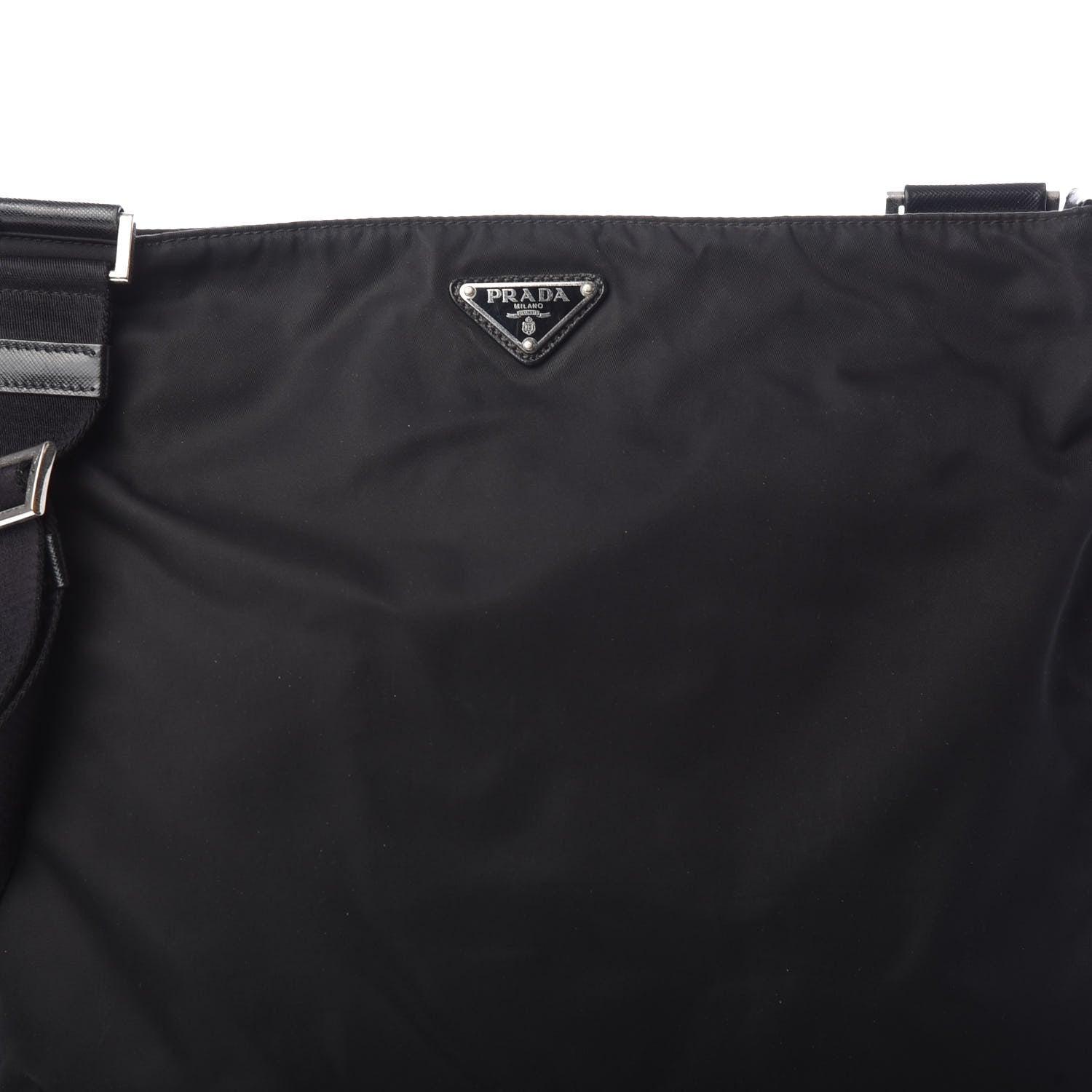 Prada Nylon Messenger Bag Black 7 of 9