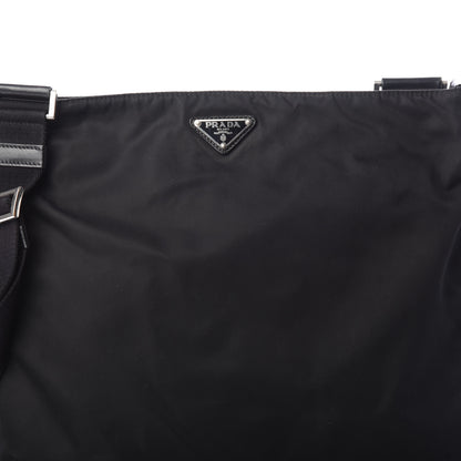 Prada Nylon Messenger Bag Black 7 of 9