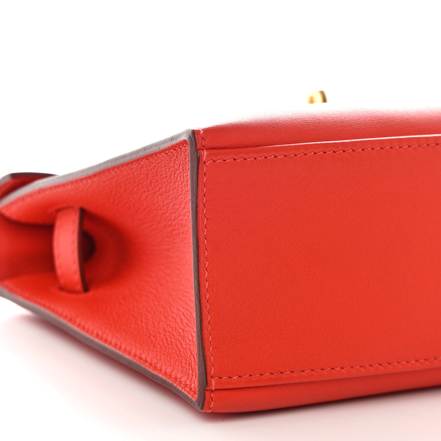Hermes Swift Kelly Pochette Clutch Capucine 8 of 9