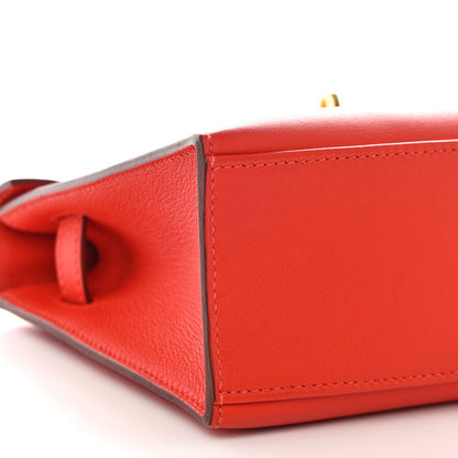 Hermes Swift Kelly Pochette Clutch Capucine 8 of 9
