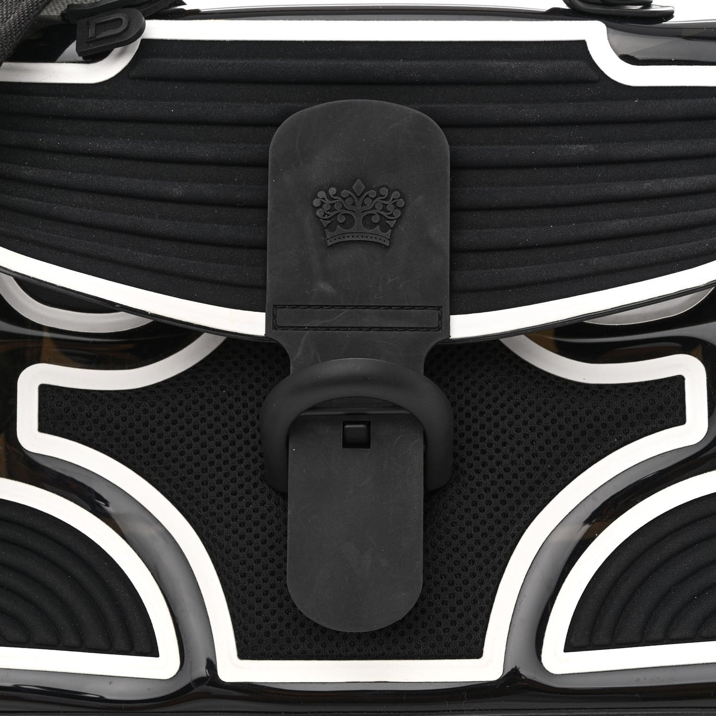 PVC Lycra Champion Brillant Satchel Black