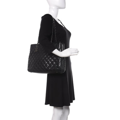 Chanel Caviar Quilted City Shopping Tote Black 2 of 10
