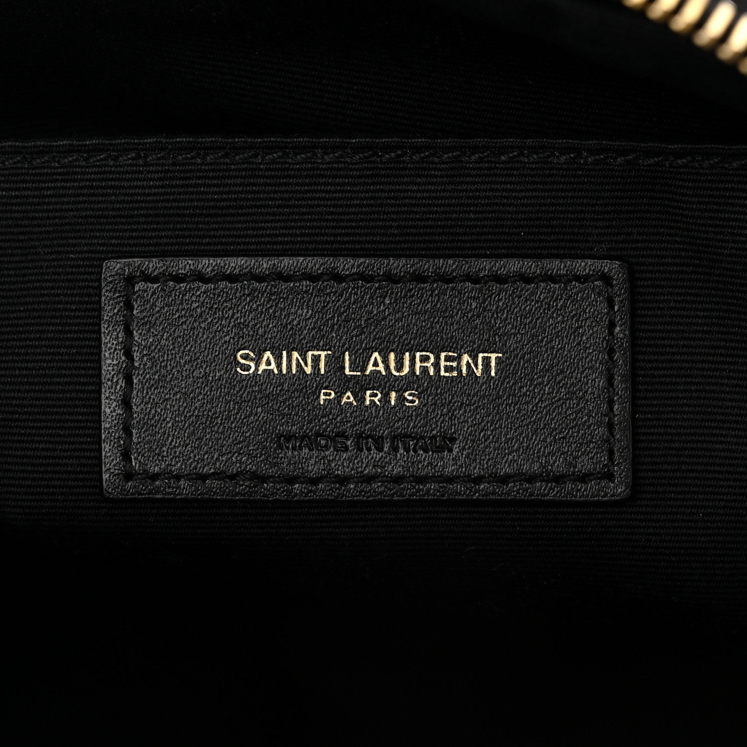 Saint Laurent Calfskin Matelasse Monogram Lou Camera Bag Black 6 of 12