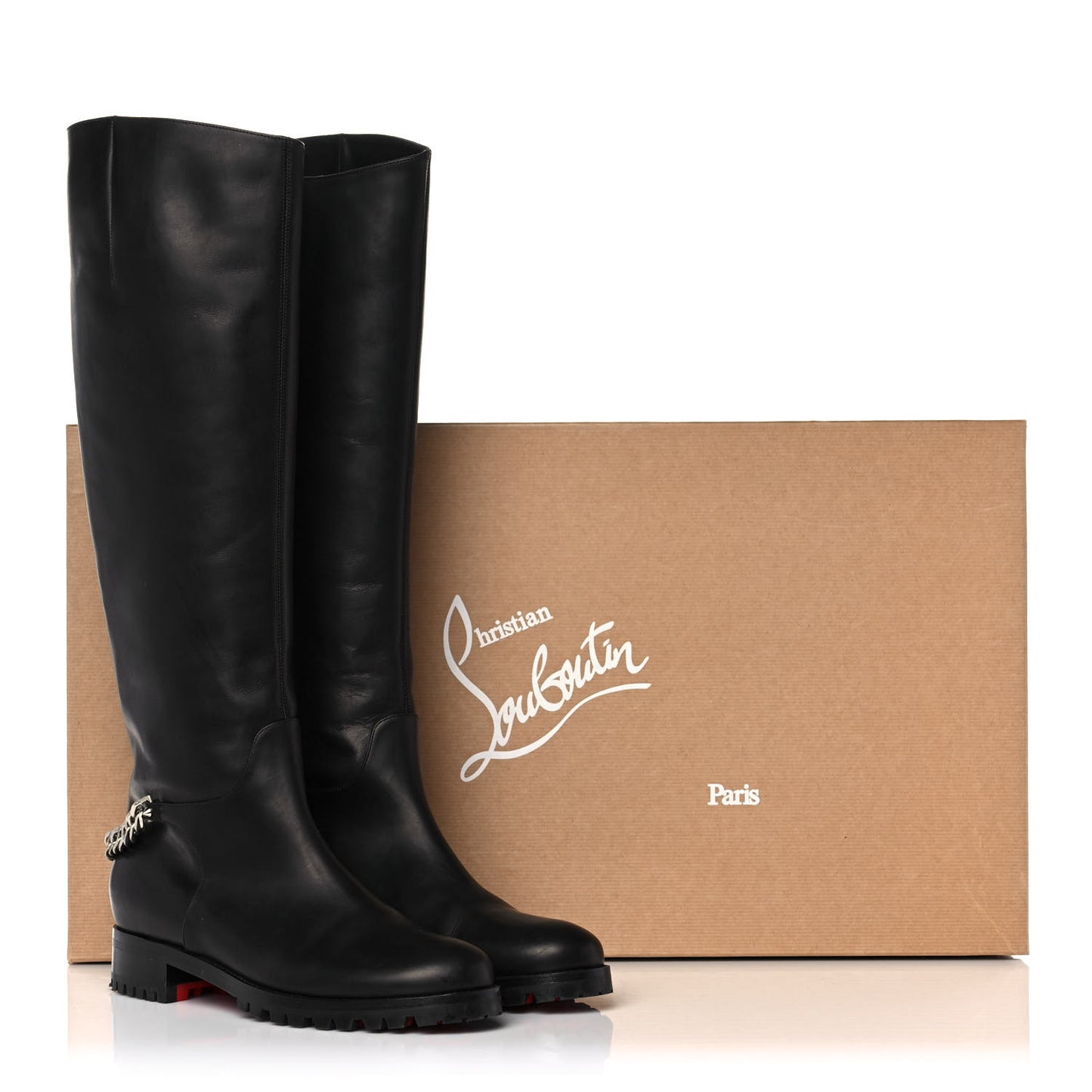 Calfskin Ingrassato Croche Cate 20 Boots 41 Black