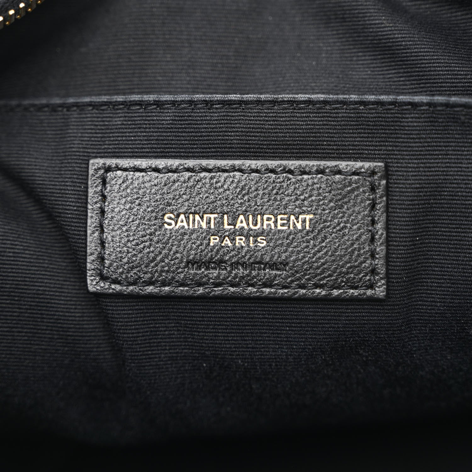 Saint Laurent Calfskin Matelasse Monogram Lou Camera Bag Black 6 of 14