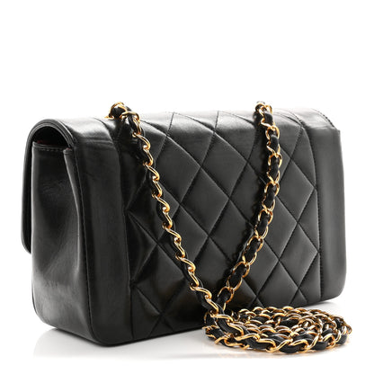 Chanel Lambskin Quilted Small Single Flap Black 3 of 12