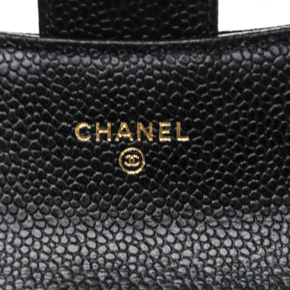 Chanel Caviar Quilted Flap Card Holder Black 6 of 7