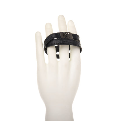 Louis Vuitton Damier Graphite Sign It Bracelet 2 of 8