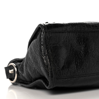 Balenciaga Agneau Silver Metallic Edge Hardware S City Black 8 of 9