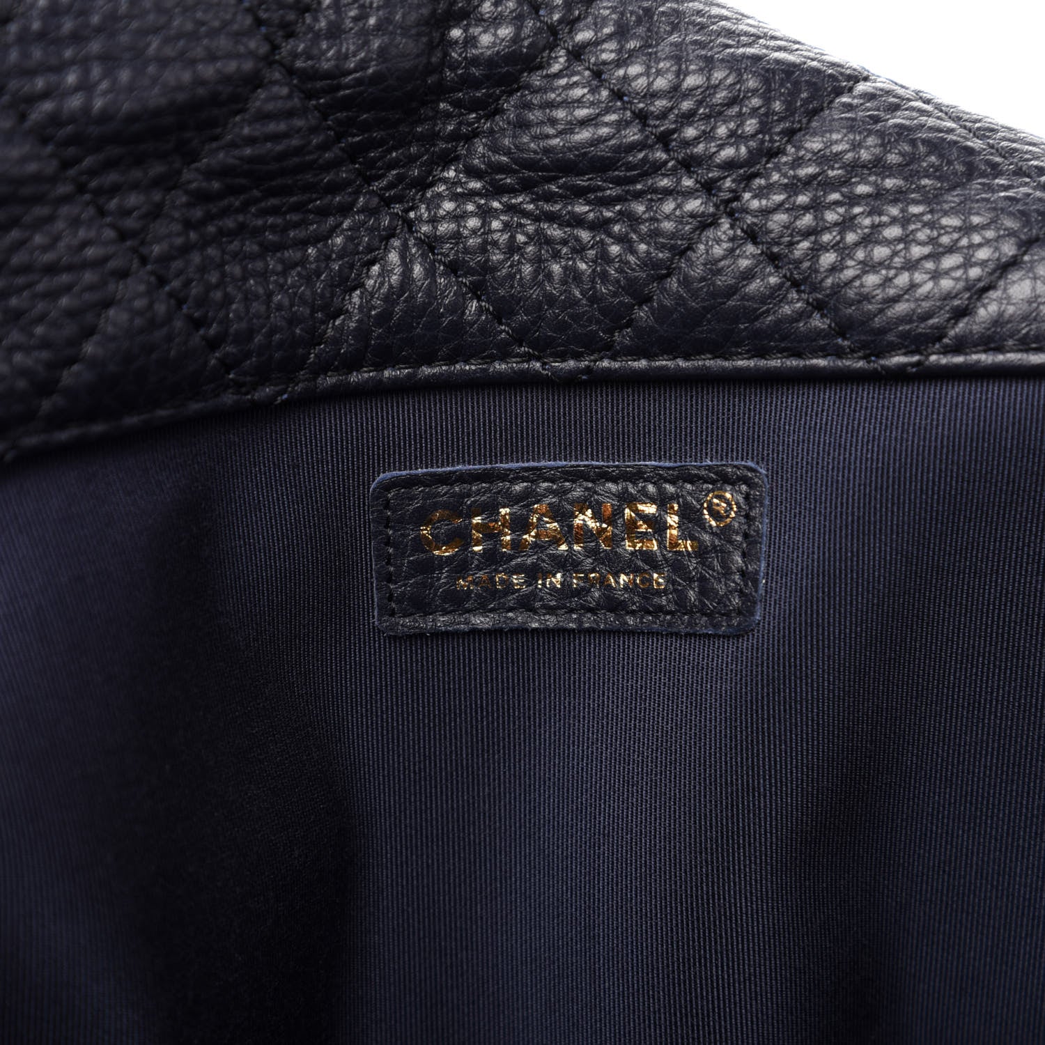 Chanel Calfskin Quilted XXL Travel Flap Bag Navy 8 of 10