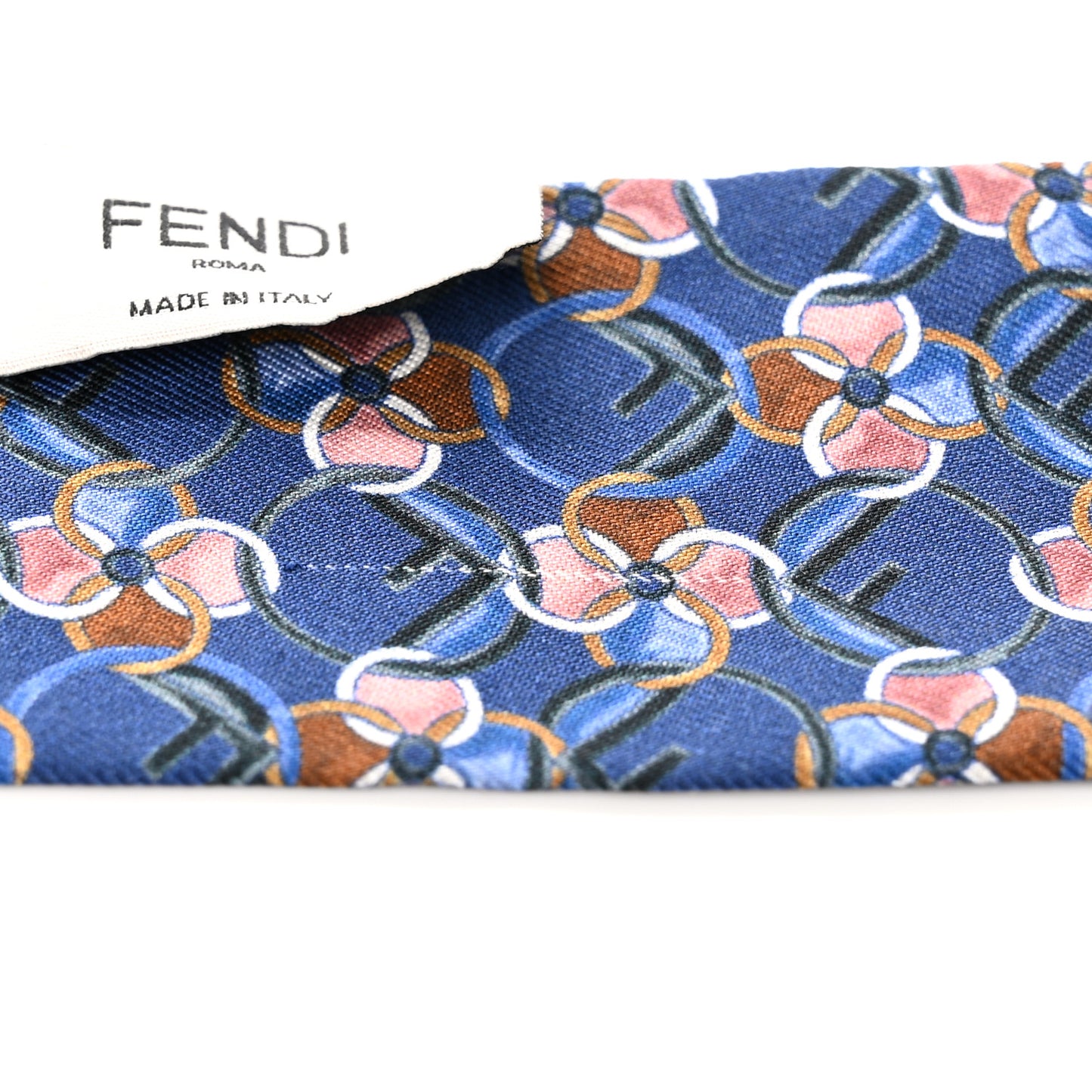 Silk Bandeau Blue Multicolor