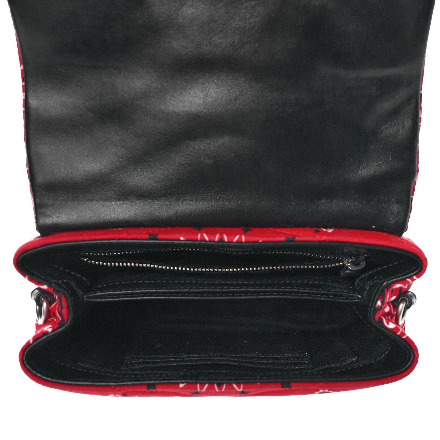Cotton Bandana Y Quilted Monogram Toy Loulou Crossbody Bag Red