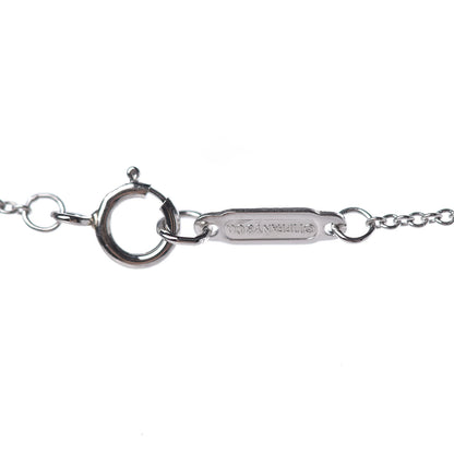 Tiffany Platinum Blue Sapphire Schlumberger Lynn Pendant Necklace 5 of 6
