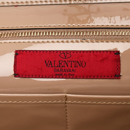 Valentino Garavani Raffia Medium Rockstud Tote Natural 5 of 11