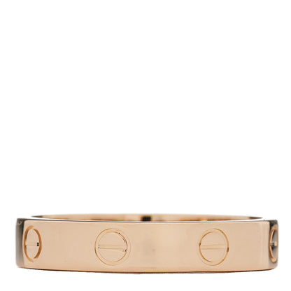 Cartier 18K Pink Gold 3.5mm LOVE Wedding Band Ring 58 8.5 3 of 5