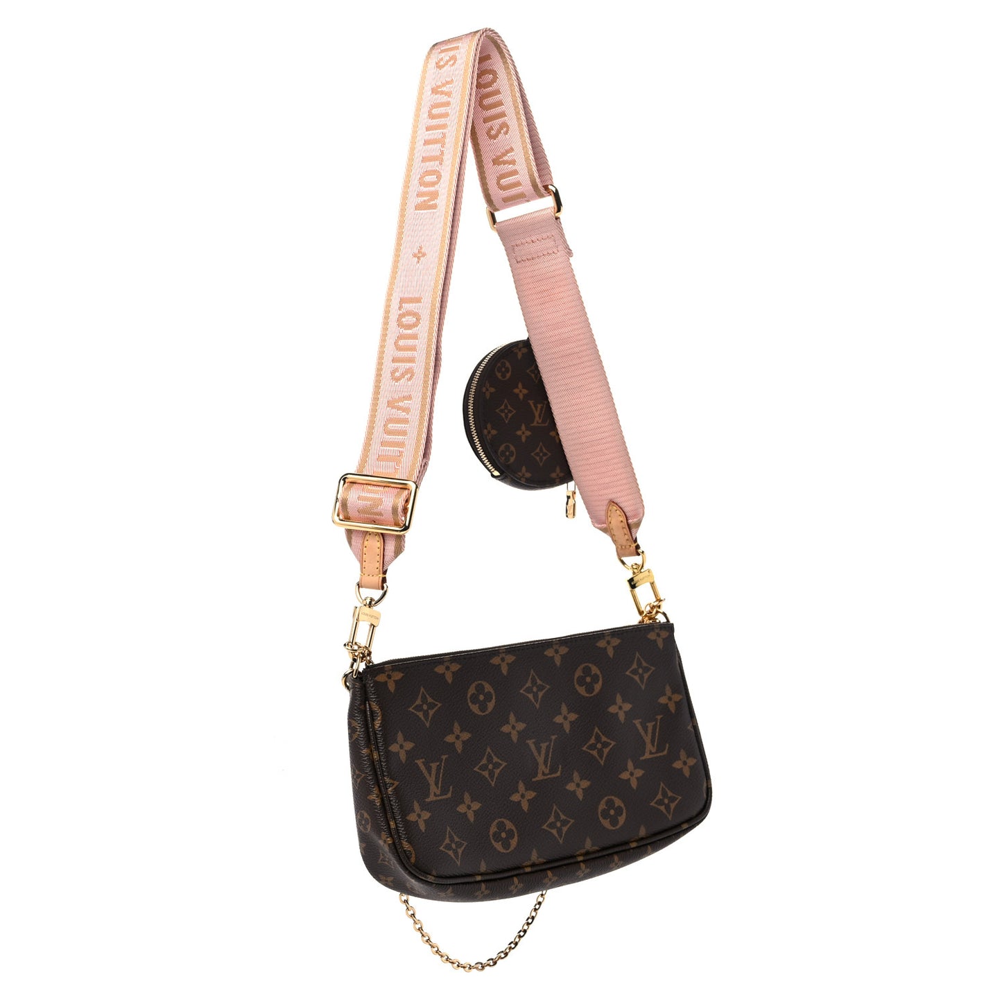 Monogram Multi Pochette Accessories Rose Clair
