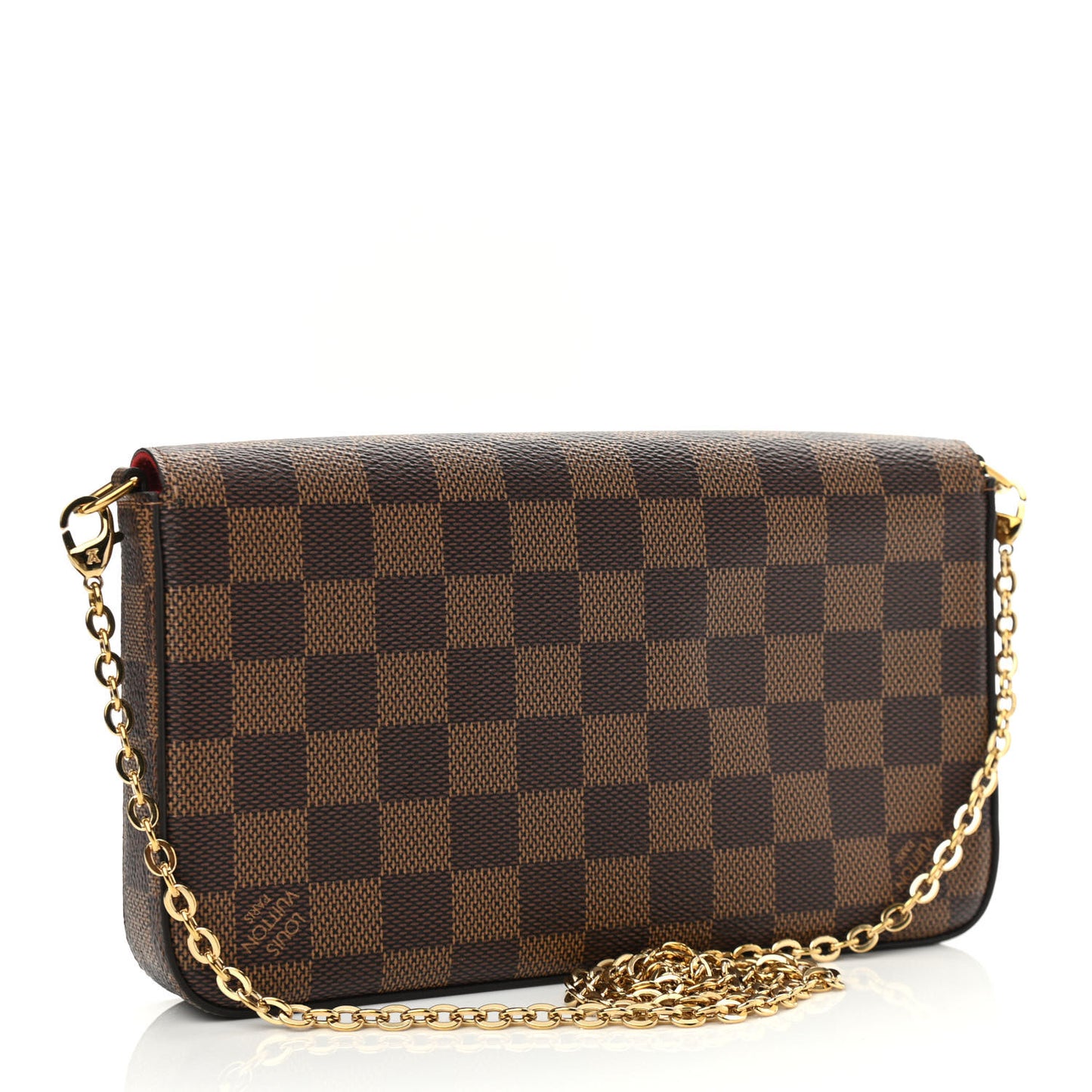 Damier Ebene Pochette Felicie Chain Wallet