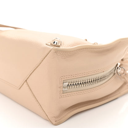 Balenciaga Calfskin Papier Mini A4 Zip Around Tote Light Beige 10 of 13