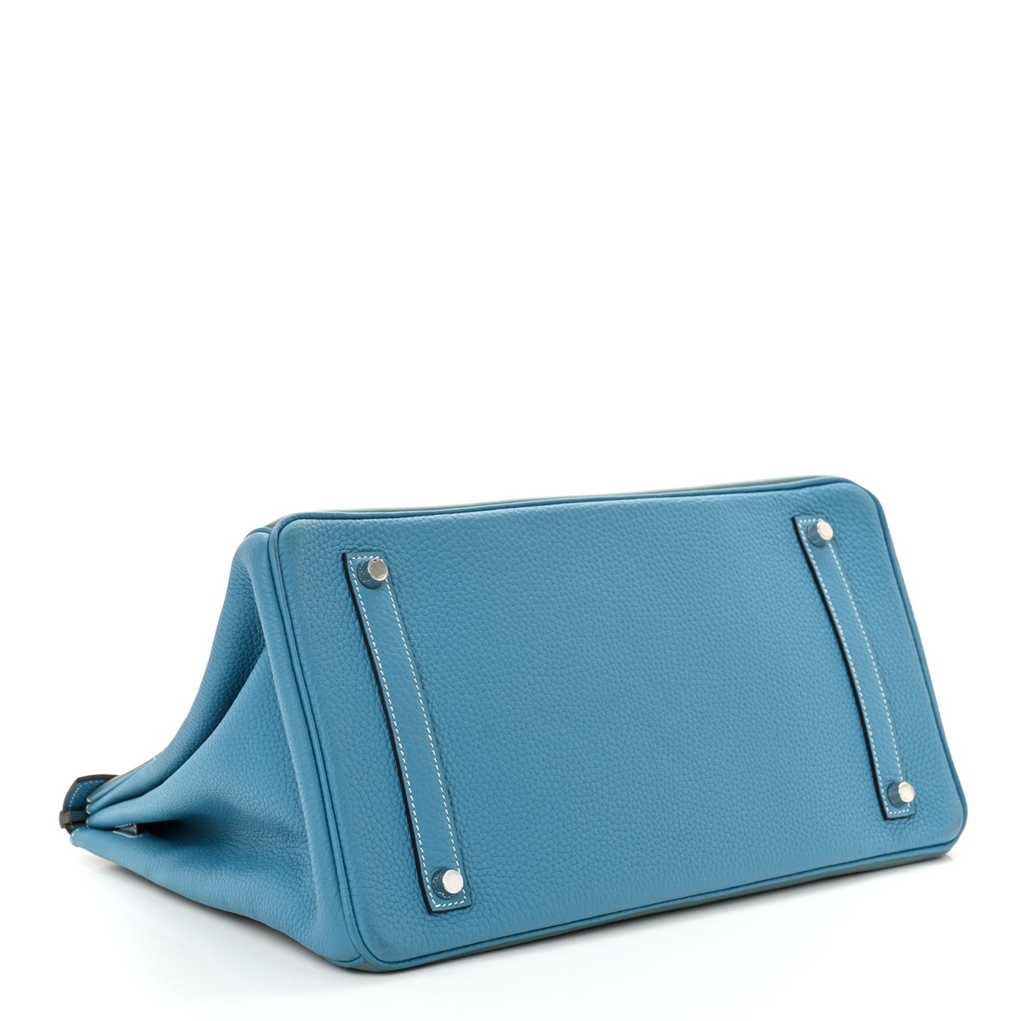 Veau Doblis Taurillon Clemence Evergrain Ghillies Birkin 35 Turquoise Ciel