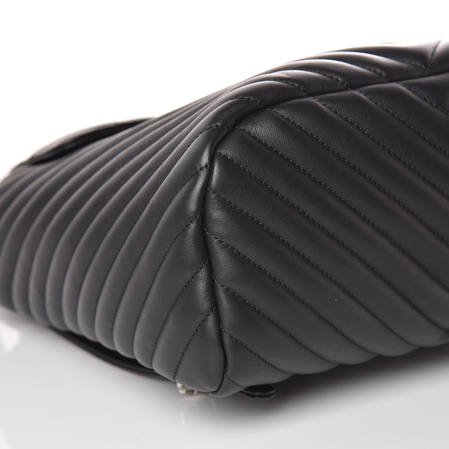 Chanel Calfskin Chevron Quilted Large Urban Spirit Backpack Black 8 of 10