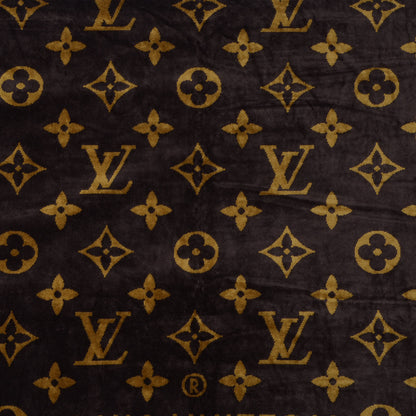 Louis Vuitton Cotton Monogram Classic Beach Towel Brown 1 of 5