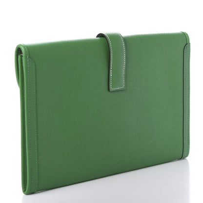 Hermes Epsom Jige PM Clutch Bambou 3 of 11