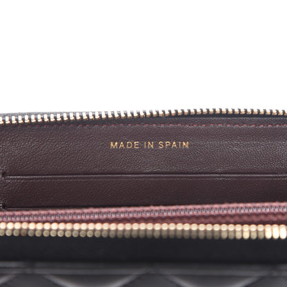 Chanel Lambskin Quilted Small Trendy CC Zip Around Wallet Black 7 of 9