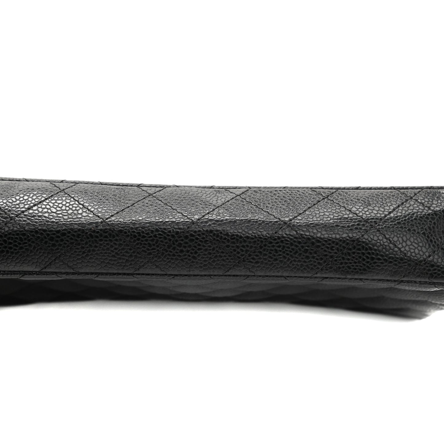 Caviar Quilted East West Flap Black