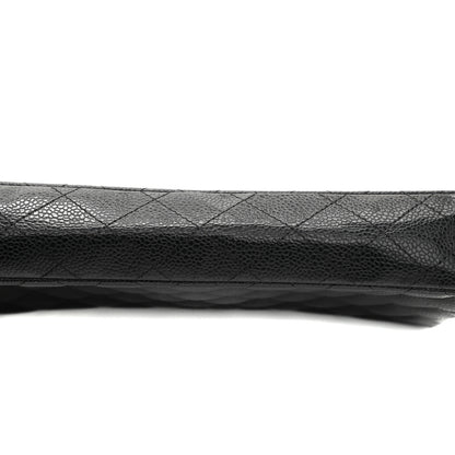 Chanel Caviar Quilted East West Flap Black 9 of 9