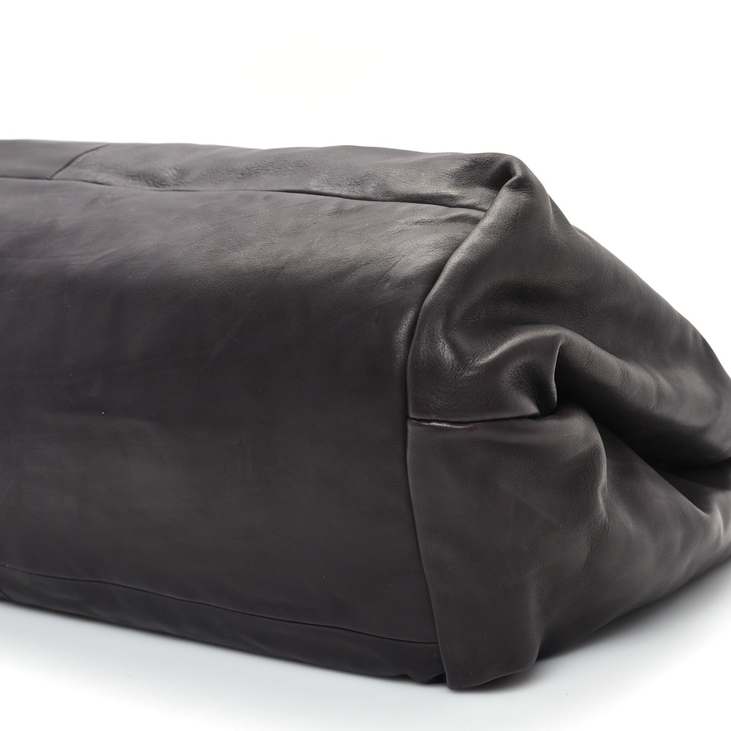 The Row Nappa Elio Bourse Bag Wood Brown 9 of 10