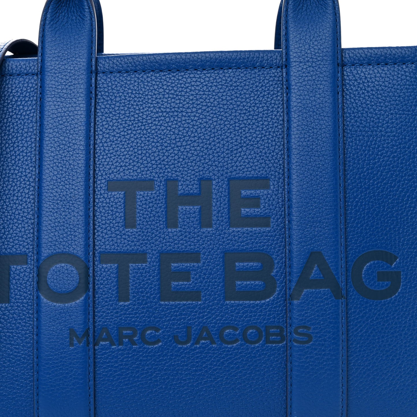 Grained Calfskin Medium The Tote Bag Cobalt