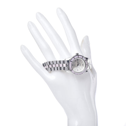 Christian Dior Stainless Steel Sapphire Mother of Pearl 29mm Christal Quartz Watch Pink 2 of 5