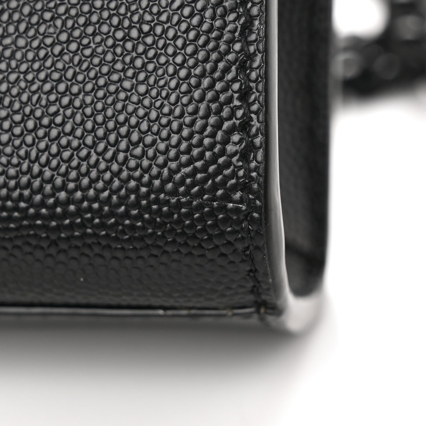 Grain De Poudre Small Monogram Monochrome Kate Satchel Black